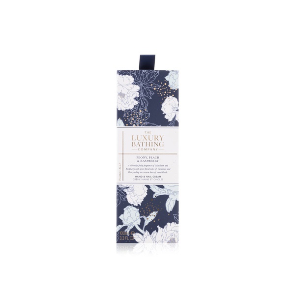 Luxury Bathing Co Peony, Peach and Raspberry Hand and Nail Cream Gift Set 100ml