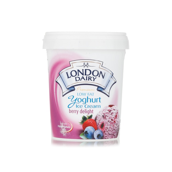 اشتري London Dairy low fat yoghurt ice cream berry delight 500ml في الامارات