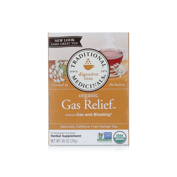 اشتري Traditional Medicinals organic gas relief tea 16s 24g في الامارات