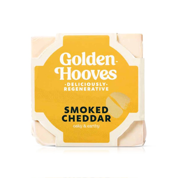 Golden Hooves Smoked Cheddar 200g
