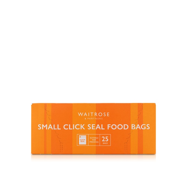 Waitrose Small Resealable Food Bags x 25