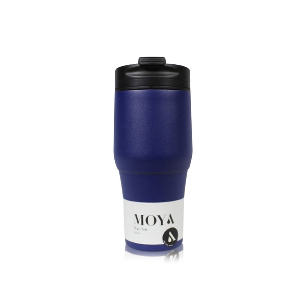 Moya High Tide Travel Coffee Mug Black/navy 380ml