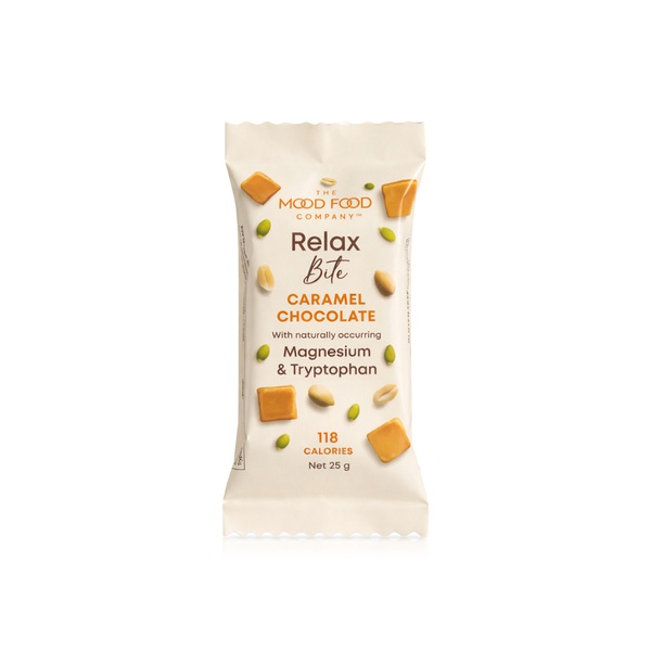 Mood Food Relax Bite Caramel Chocolate Bar 25g