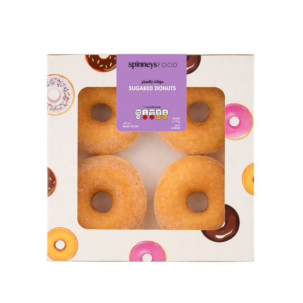 Spinneysfood Sugared Donuts 4s 196g