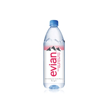 Evian Natural Mineral Water 1 litre x 12