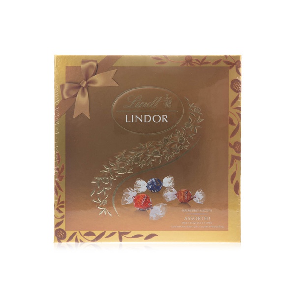 Lindt Lindor Assorted Milk Hazelnut and Dark Chocolate Gift Box 225g