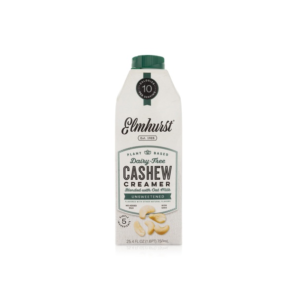 Elmhurst Cashew Creamer Unsweetened 750ml