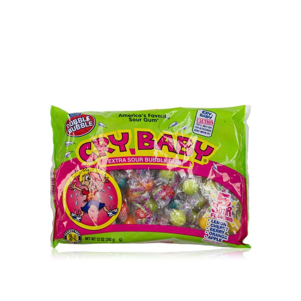 Charms Cry Baby Extra Sour Bubble Gum 340g