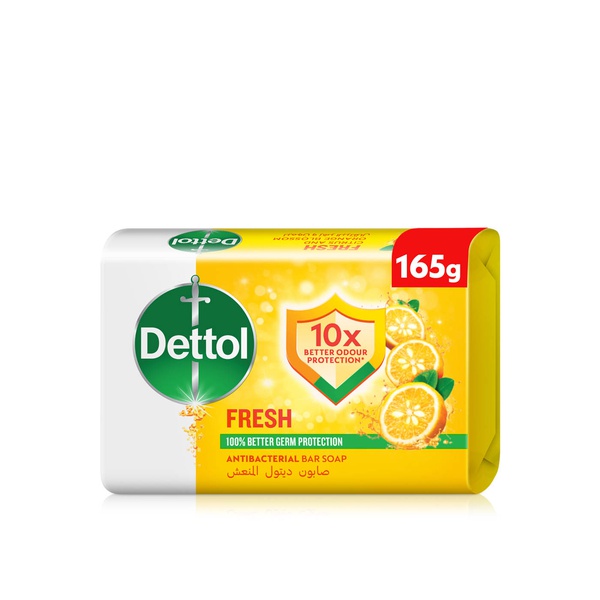 Dettol Fresh Citrus & Orange Blossom Scent Bar Soap 165g