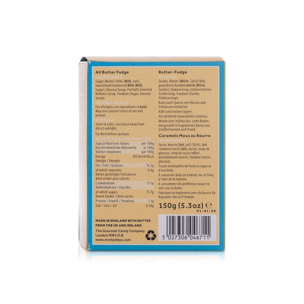 Mr Stanley's Butterfingers Fudge 150g