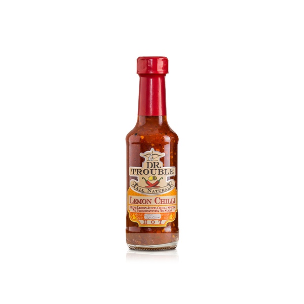 Buy Dr Trouble lemon chilli hot sauce 125ml in UAE