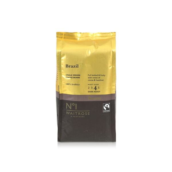 Waitrose No1 Brazil Assodantas Coffee Beans 227g