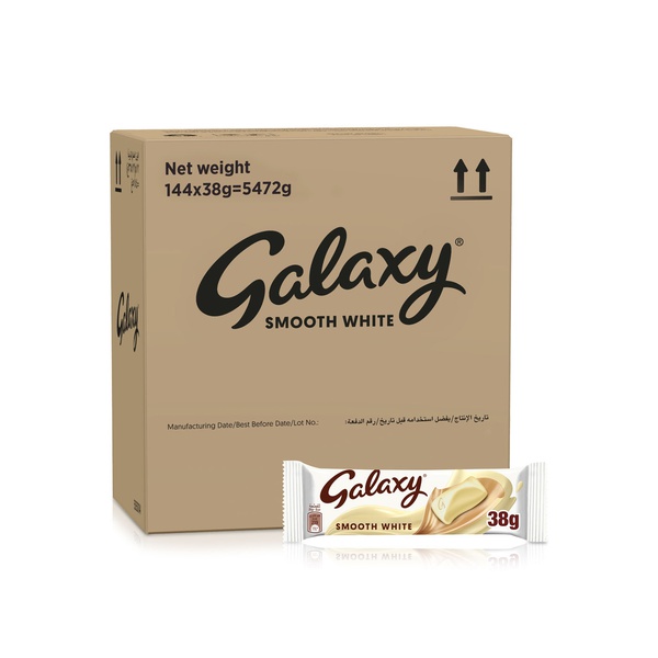 Galaxy White Chocolate Bar 38g x 144