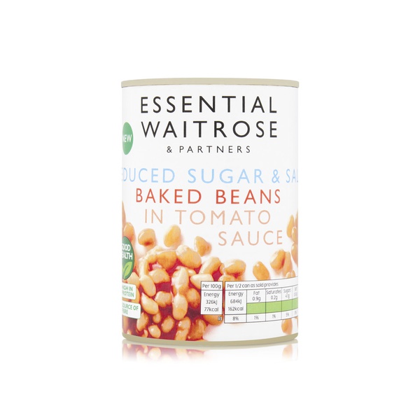 Waitrose Essentials Baked Beans in Tomato Sauce 420g
