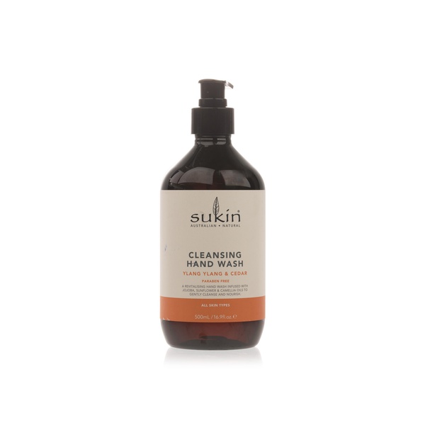 Sukin Cleansing Hand Wash Ylang Ylang and Cedar 500 Ml