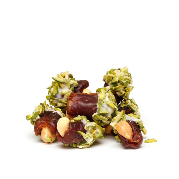 Assorted Coated Dates and Pistachio