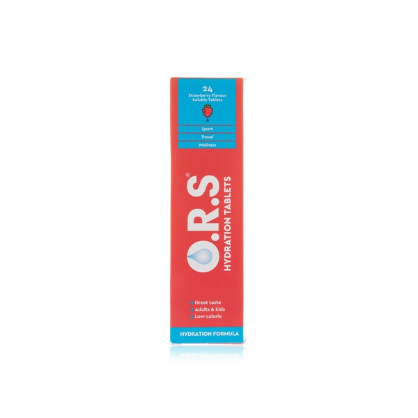 O.R.S Strawberry Hydration Tablets 24s
