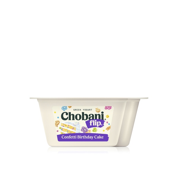 Chobani Flip Confetti Birthday Cake Low Fat Greek Yoghurt 128g