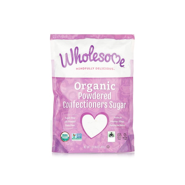 اشتري Wholesome organic powdered confectioners sugar 454g في الامارات
