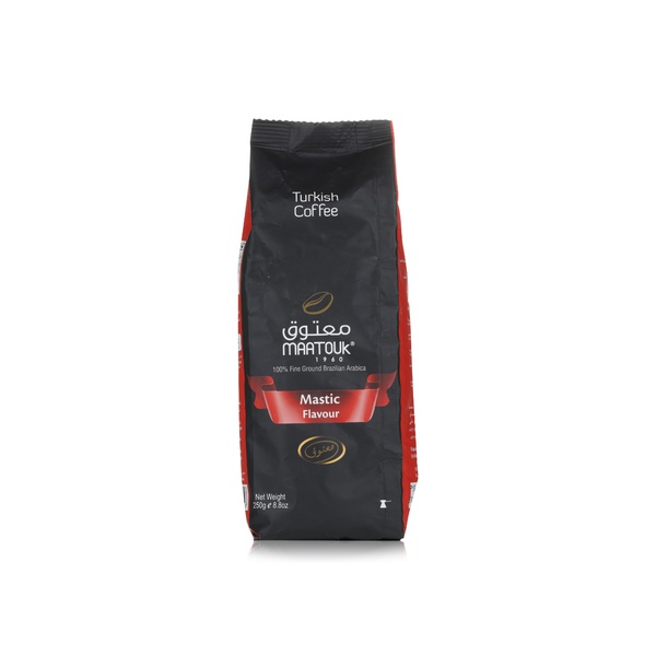 Buy Maatouk mastic flavoured Turkish coffee 250g in UAE