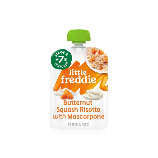 Little Freddie organic creamy butternut squash risotto with mascarpone