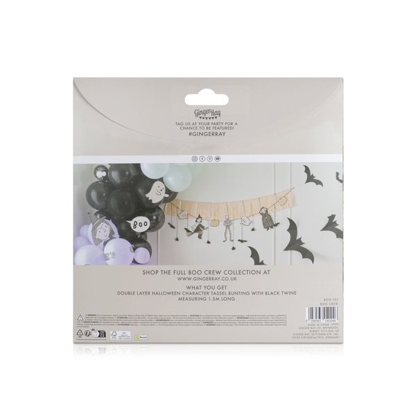 Ginger Ray Halloween Hanging Character Bunting