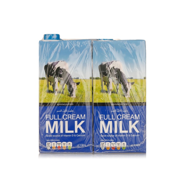 Spinneysfood Full Cream Milk 4 x 1 litre