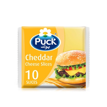 Puck Cheddar Cheese Slices 200g