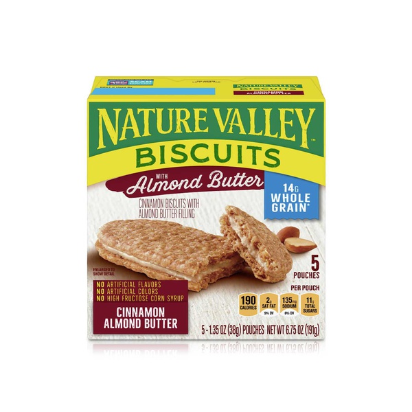 Nature Valley Cinnamon Biscuits with Almond Butter Filling 5s 191g