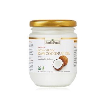 Earth's Finest Organic Extra Virgin Coconut Oil 200ml