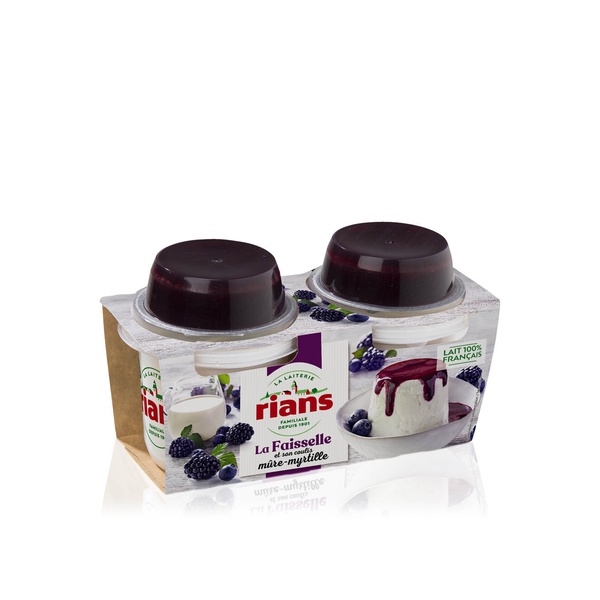Rians Blueberry Coulis Faisselle 2 Pack 240g