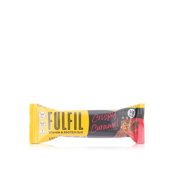 Fulfil Vitamin & Protein Bar Crispy Caramel 37g - Spinneys UAE