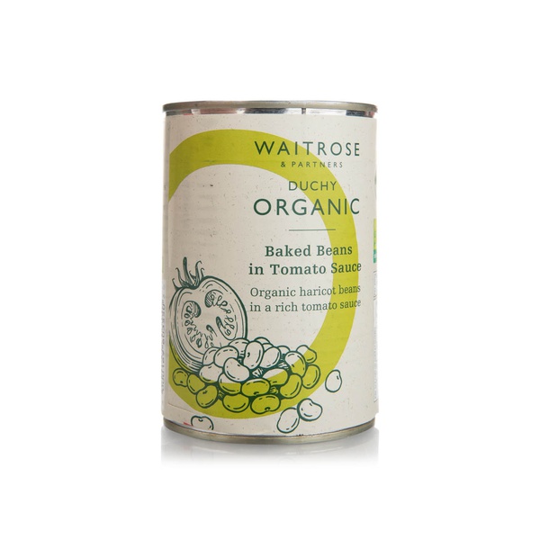 اشتري Waitrose Duchy Organic Baked Beans in Tomato Sauce 420g في الامارات