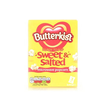 Butterkist Sweet & Salted Microwave Popcorn 60g x 3