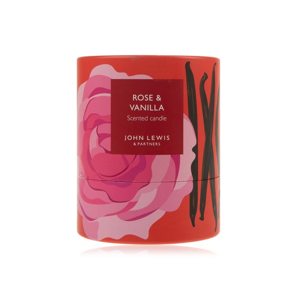 John Lewis Candle Jar Rose & Vanilla