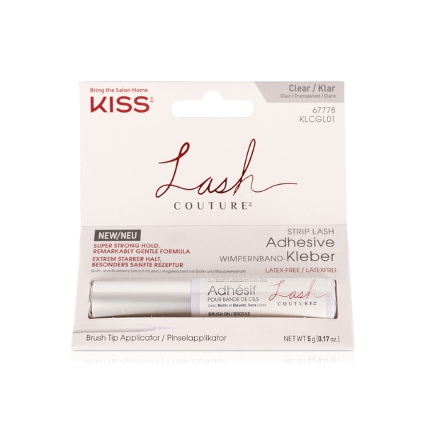 اشتري Kiss lash couture strip lash adhesive clear في الامارات