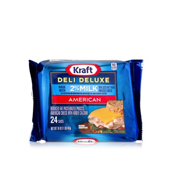 Kraft Deli Deluxe 2% Milk American Cheese Slices x24 453g