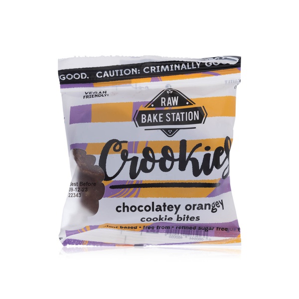 Raw Bake Station Chocolatey and Orangey Cookie Bites 40g