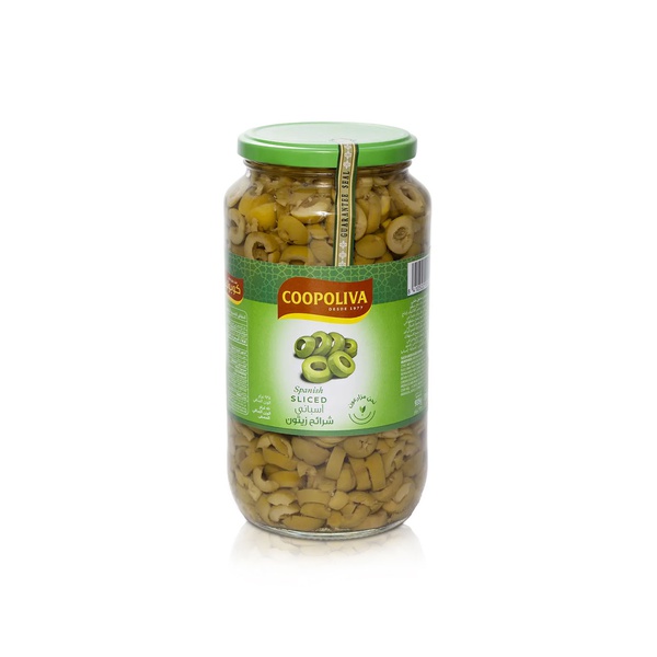 Coopoliva Green Olives Slices Jar 510g