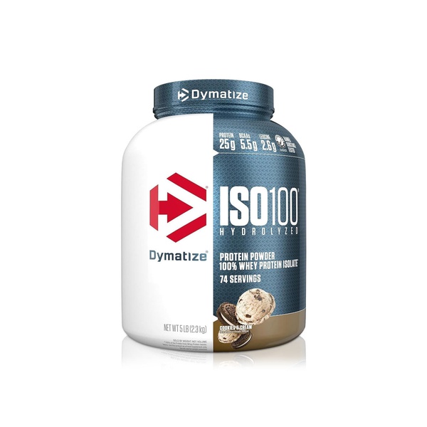 Dymatize ISO100 Cookies & Cream Whey Protein Powder 2.3kg