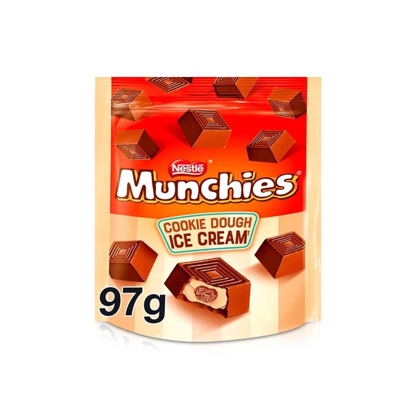 Nestle Munchies Cookie Dough Ice Cream Chocolate Bites 97g