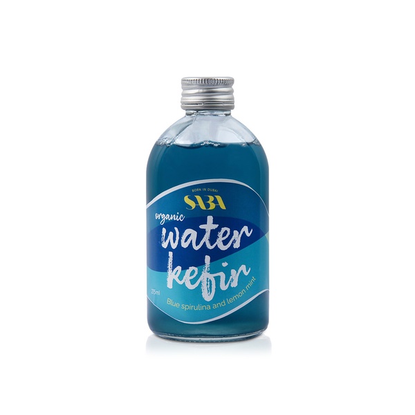 Saba Organic Water Kefir Blue Spirulina & Lemon Mint 275ml