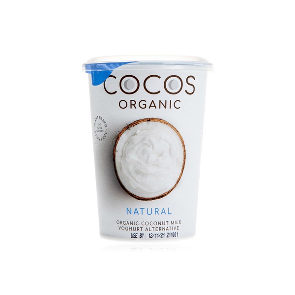 Buy Cocos Organic natural coconut yoghurt alternative 400g in UAE