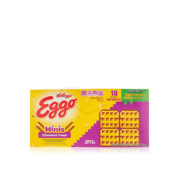 Buy Kelloggs Eggo mini cinnamon toast waffles 305g in UAE