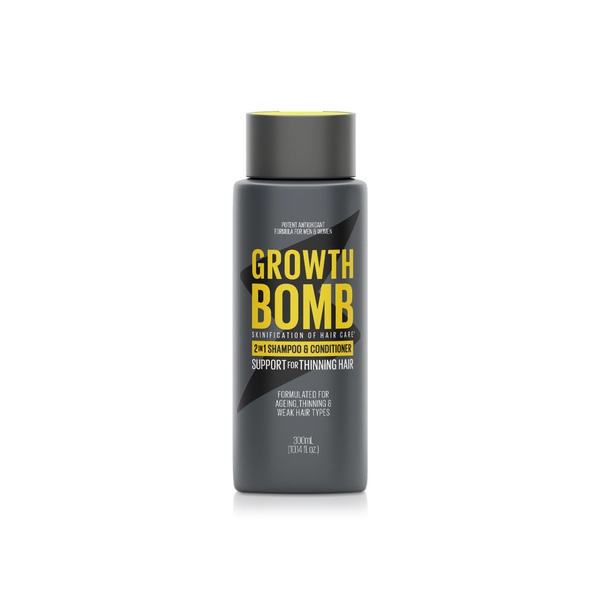 Growth Bomb High Strength 2in1 Shampoo and Conditioner 300ml