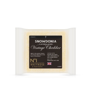 Waitrose Snowdonia Vintage Cavern Aged Cheddar 200g