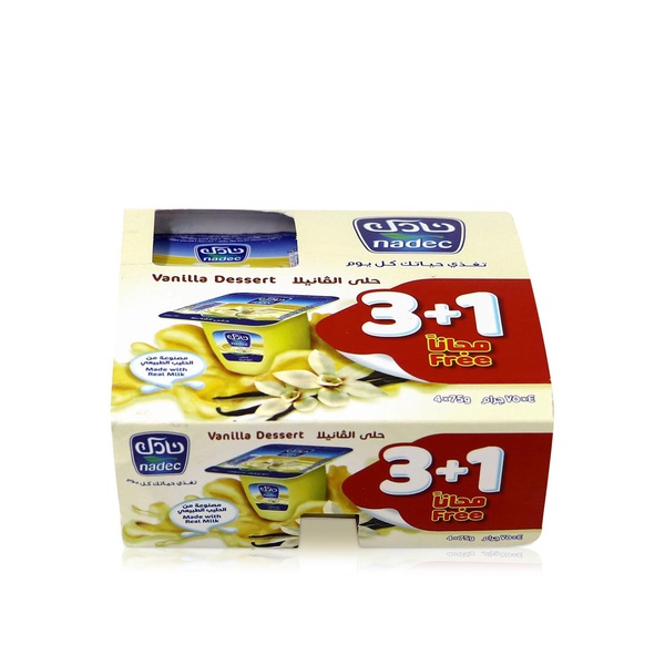 Nadec Vanilla Dessert 75g x 4