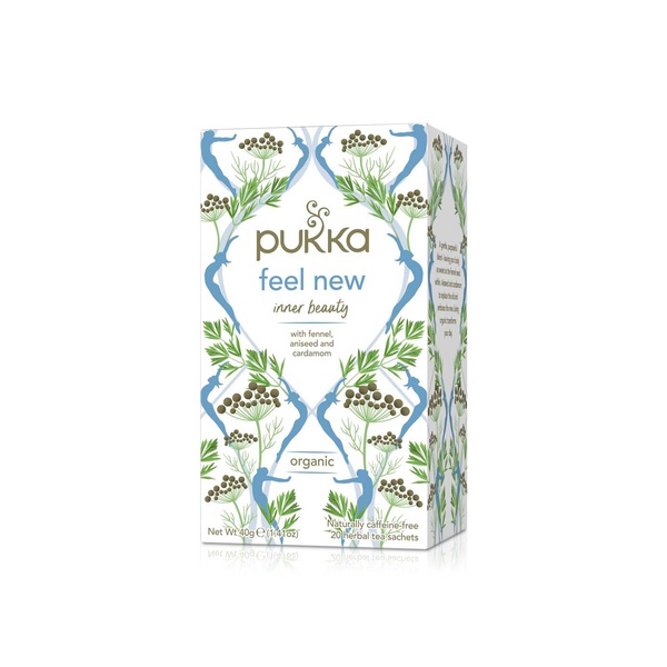 Pukka Organic Feel New Herbal Tea Bags 20s 40g