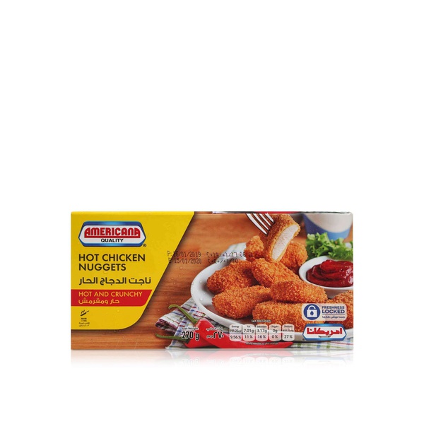 Americana Frozen Hot Chicken Nuggets 270g