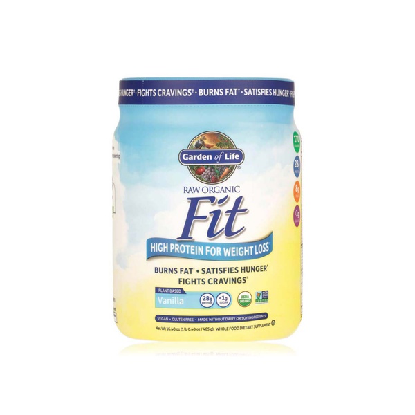 Garden of Life Raw Organic Fit Vanilla Protein Powder 457g